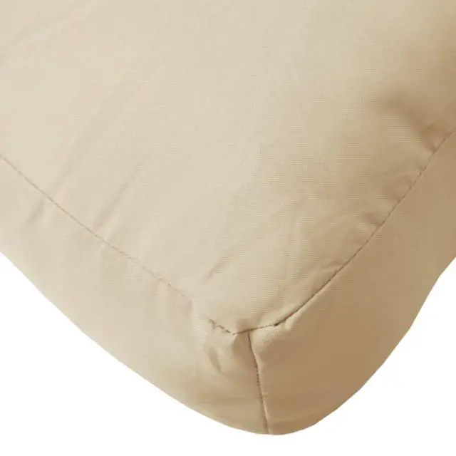 Alt view image 7 of 7 - vidaXL Pallet Cushion Beige 100% polyester Medium