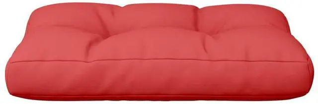 Alt view image 5 of 7 - vidaXL Pallet Cushion Red 100% polyester 23.6" x 15.7" x 4.7