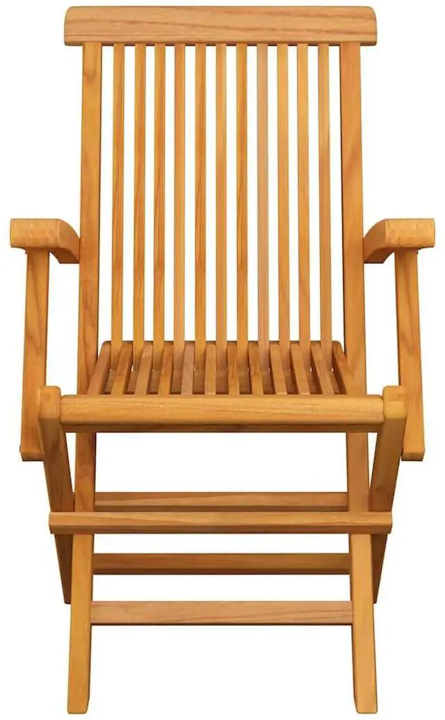 Alt view image 13 of 15 - vidaXL Garden Chairs 3 pcs Solid Teak Wood