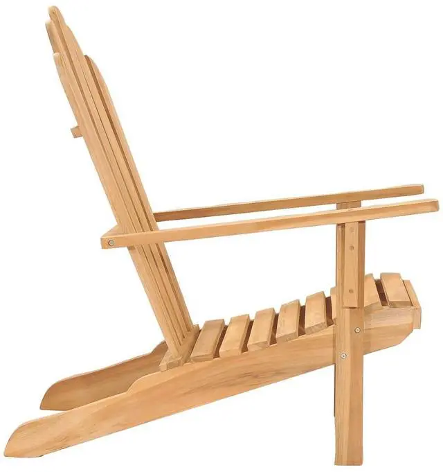 Alt view image 10 of 13 - vidaXL Adirondack Chair Solid Teak Wood
