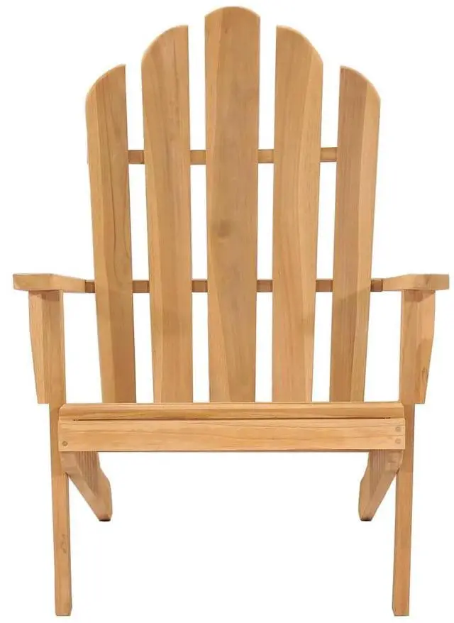 Alt view image 9 of 13 - vidaXL Adirondack Chair Solid Teak Wood