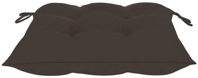 Alt view image 5 of 7 - vidaXL Patio Chairs 2 Pcs Outdoor Chair with Cushions Gray Solid Acacia Wood