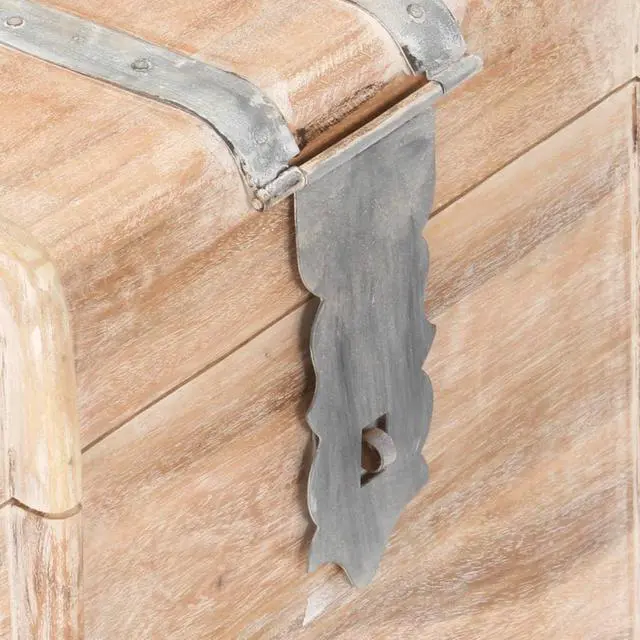 Alt view image 14 of 14 - vidaXL Storage Chest 35.4"x15.7"x15.7" Solid Acacia Wood