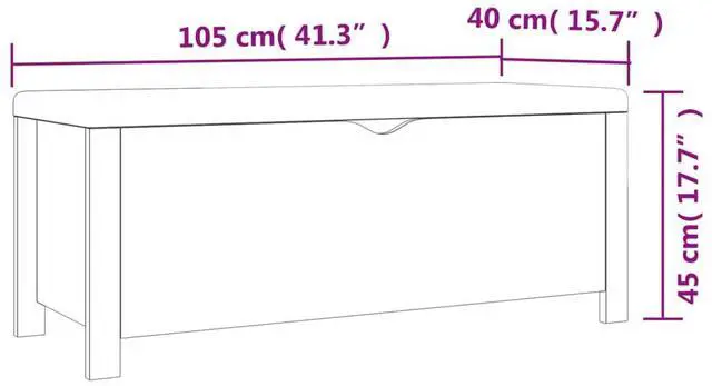 Alt view image 7 of 7 - vidaXL Storage Box White and Sonoma Oak