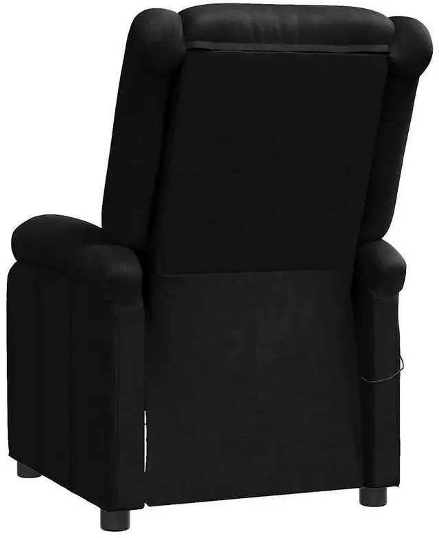 Alt view image 5 of 7 - vidaXL Massage Chair Black Faux Leather massage reclining chair