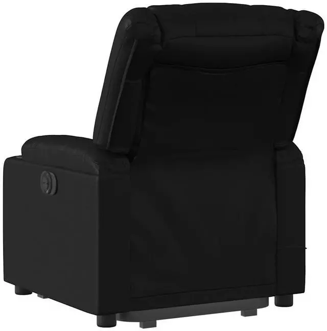 Alt view image 5 of 7 - vidaXL Electric Stand up Massage Recliner Chair Armchair Black Faux Leather