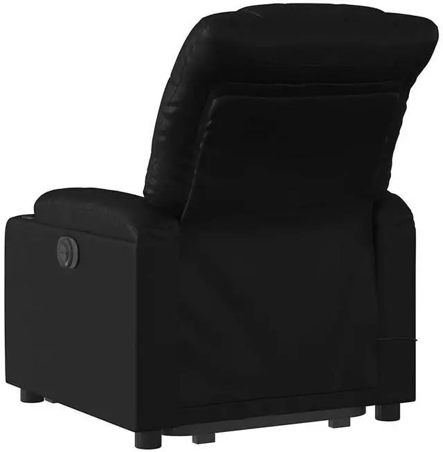 Alt view image 5 of 7 - vidaXL Electric Stand up Massage Recliner Chair Armchair Black Faux Leather