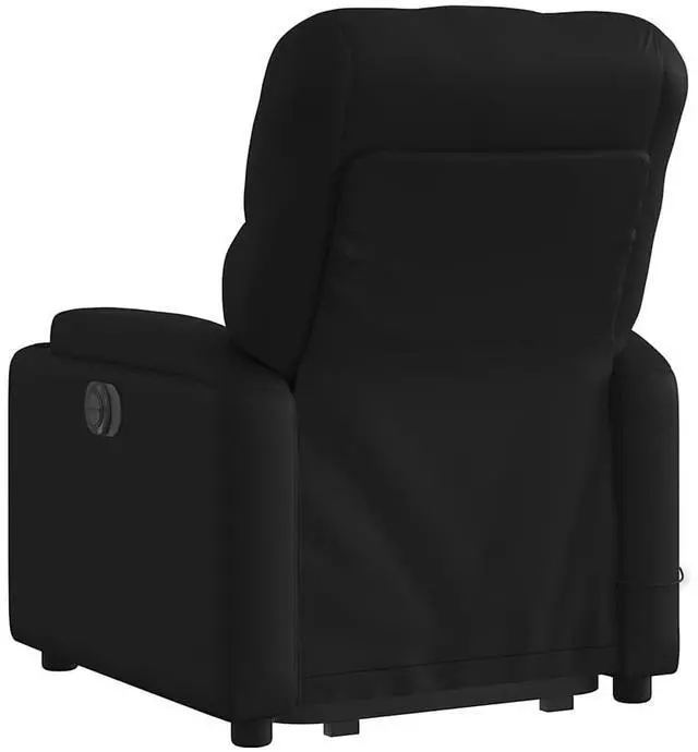 Alt view image 5 of 7 - vidaXL Electric Stand up Massage Recliner Chair Armchair Black Faux Leather