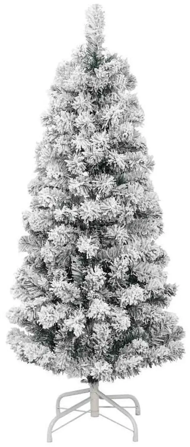 Alt view image 5 of 7 - vidaXL Artificial Hinged Christmas Tree 150 LEDs and Ball Set Xmas Decoration