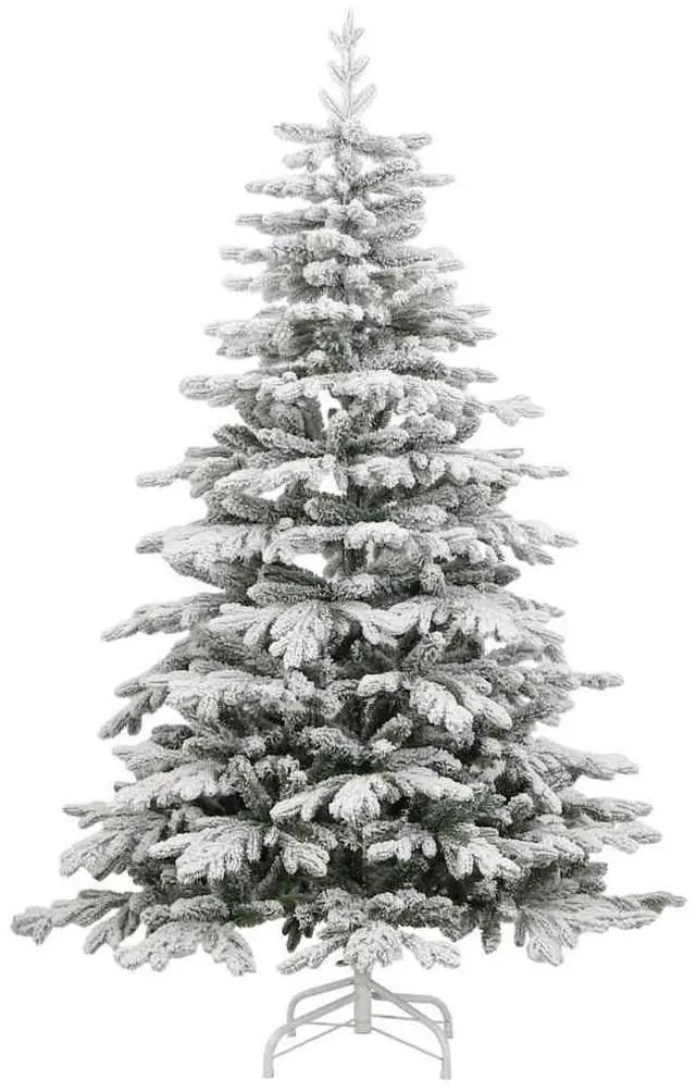 Alt view image 5 of 7 - vidaXL Artificial Hinged Christmas Tree 300 LEDs and Ball Set Xmas Decoration