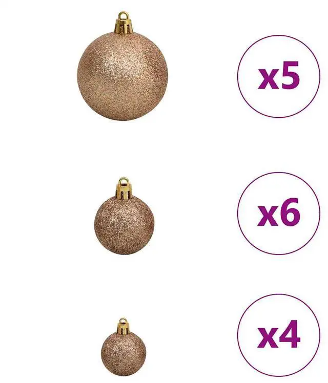 Alt view image 6 of 7 - vidaXL ArtificialChristmasTree with Stand Green 68 x 68 x 120 cm PVC