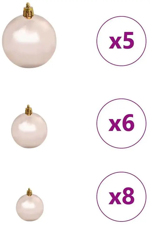 Alt view image 7 of 7 - vidaXL Artificial Christmas Tree with Stand Green 83.5 x 83.5 x 150 cm