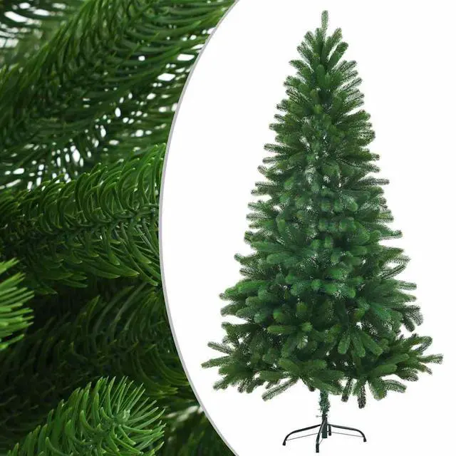 Alt view image 7 of 7 - vidaXL Artificial Pre-lit Christmas Tree with Ball Set Xmas Decoration Green