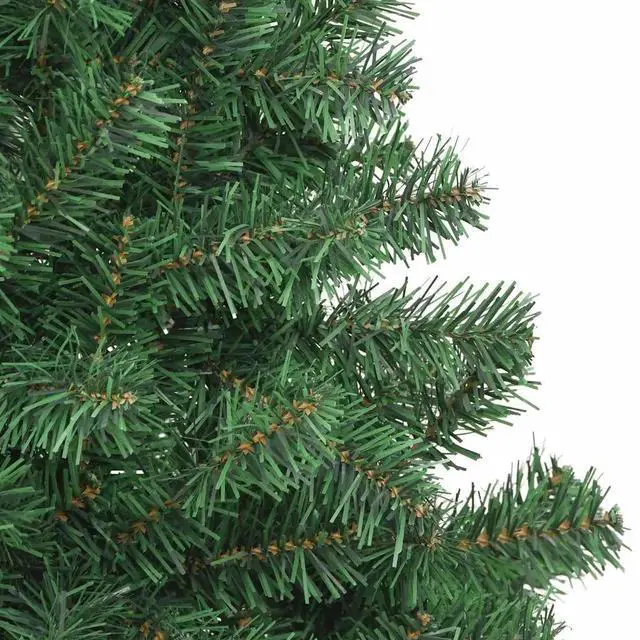 Alt view image 7 of 7 - vidaXL Christmas Tree with 300 LEDs with Stand Green 70.9" PVC