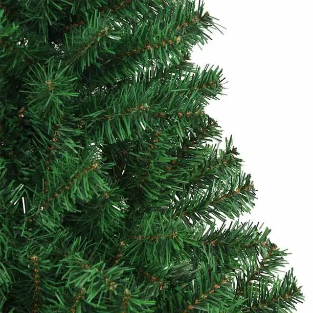 Alt view image 7 of 7 - vidaXL Artificial Christmas Tree Green 70.9" PVC and Steel and Plastic