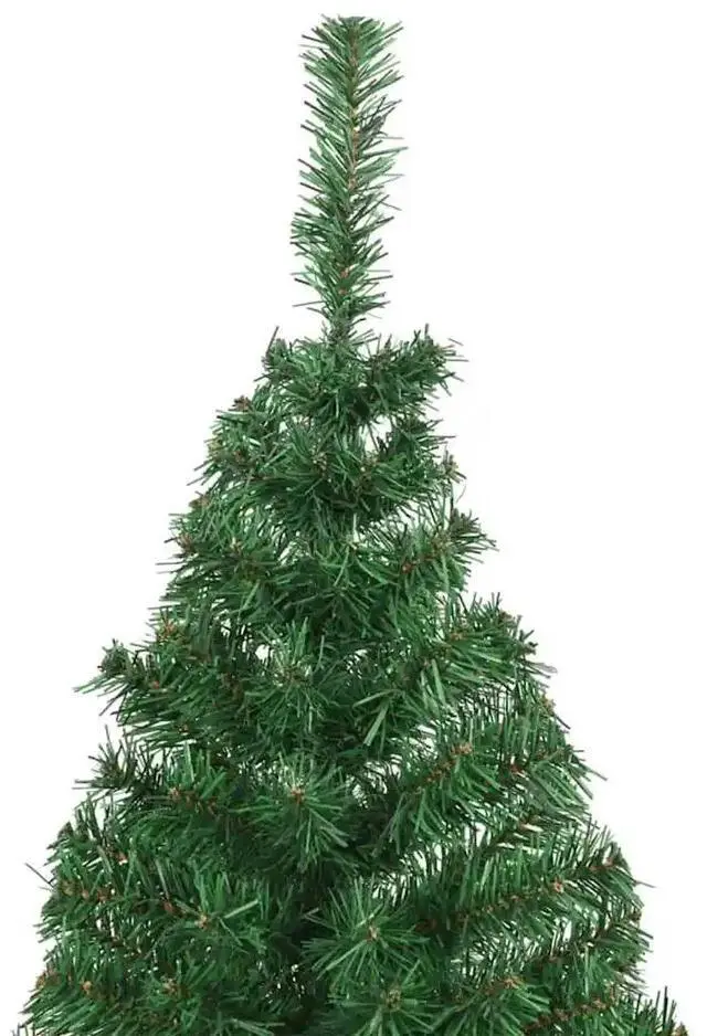 Alt view image 6 of 7 - vidaXL Artificial Christmas Tree Green 70.9" PVC and Steel and Plastic