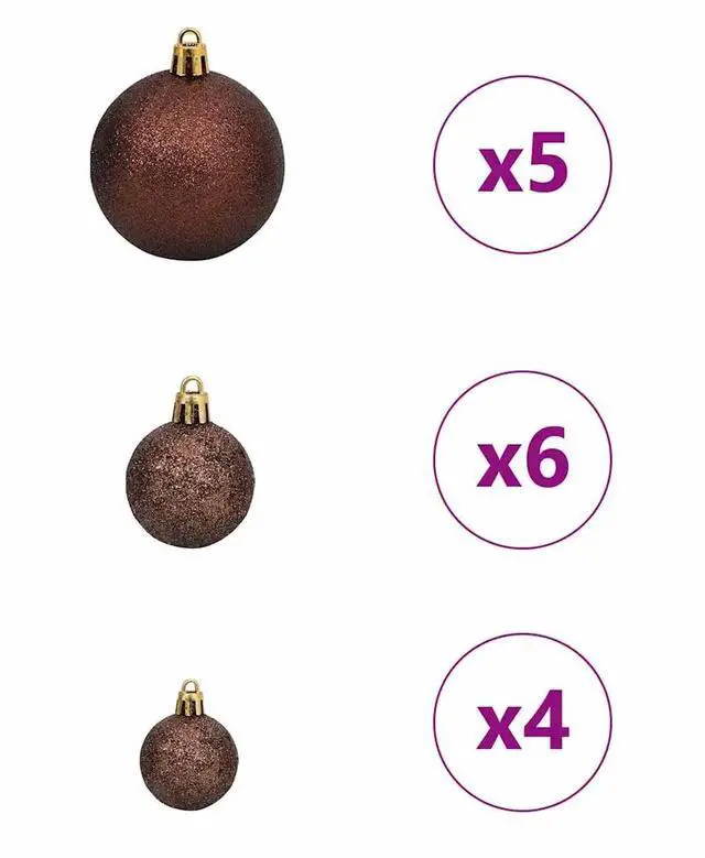 Alt view image 7 of 7 - vidaXL Artificial Pre-lit Christmas Tree Silver 59.1" PET