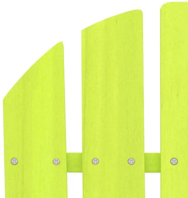 Alt view image 5 of 6 - vidaXL Patio Adirondack Chair Solid Fir Wood Green