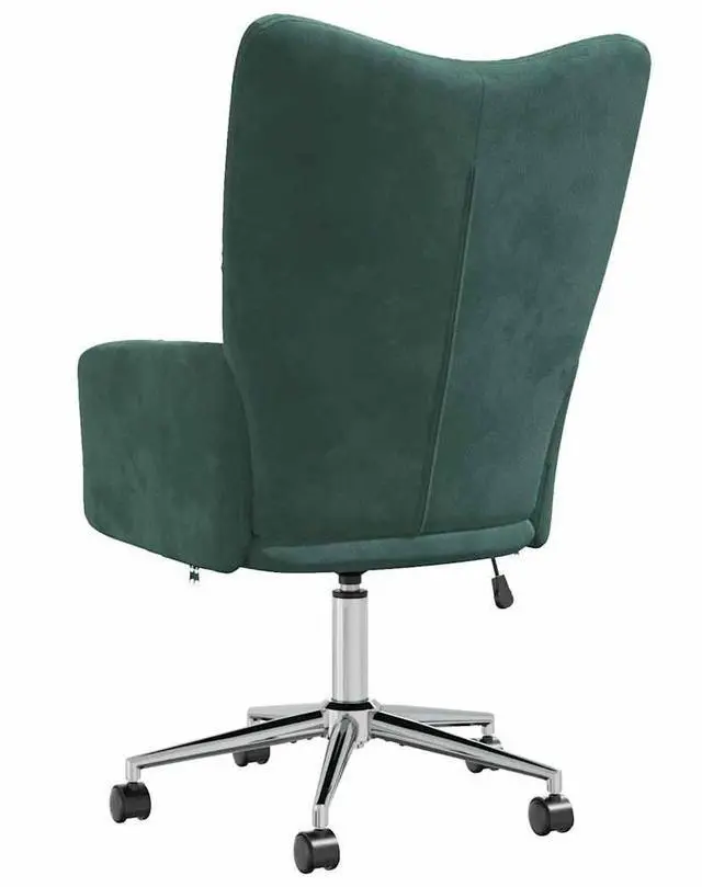 Alt view image 5 of 7 - vidaXL Relaxing Chair Accent Seating Living Room Furniture Dark Green Velvet