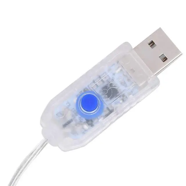 Alt view image 6 of 7 - vidaXL Star and Moon Fairy Lights Remote Control 138 LED Cold White