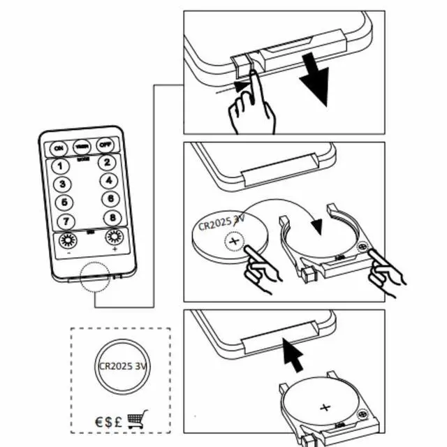 Alt view image 5 of 7 - vidaXL Star and Moon Fairy Lights Remote Control 138 LED Cold White