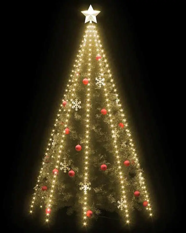 Alt view image 3 of 6 - vidaXL Tree Light Xmas Tree Lights for Indoor and Outdoor LED Net Light 157.5"