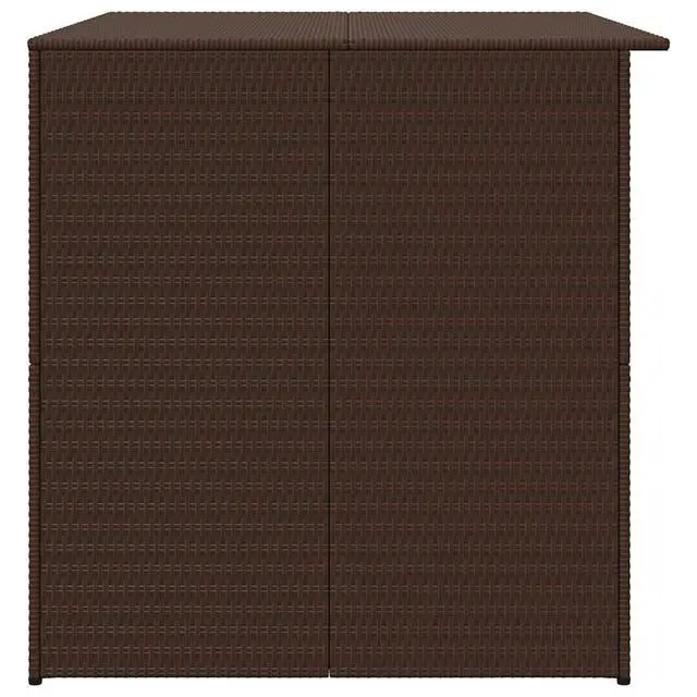 Alt view image 7 of 7 - vidaXL Outdoor Storage Box Deck Box with Lid Patio Cabinet Storage Chest Brown