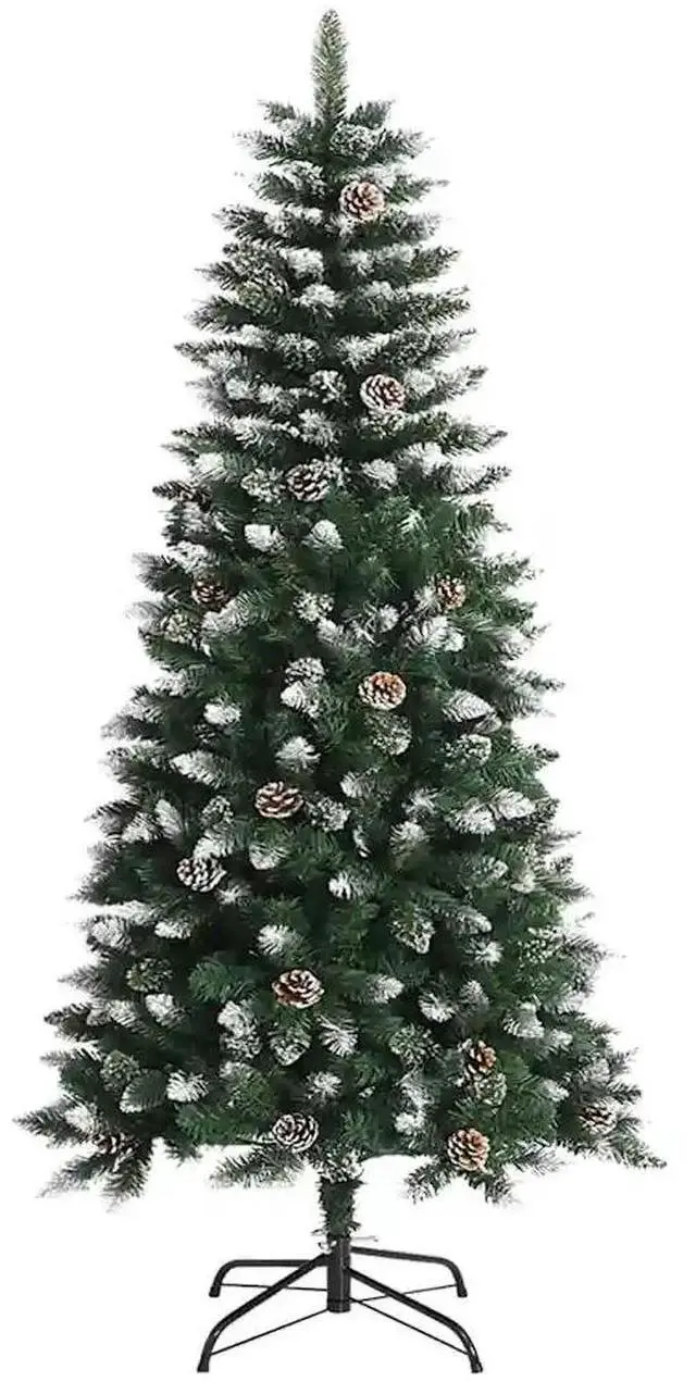 Alt view image 5 of 7 - vidaXL Artificial Christmas Tree with 150 LEDs Green 55 x 55 x 120 cm