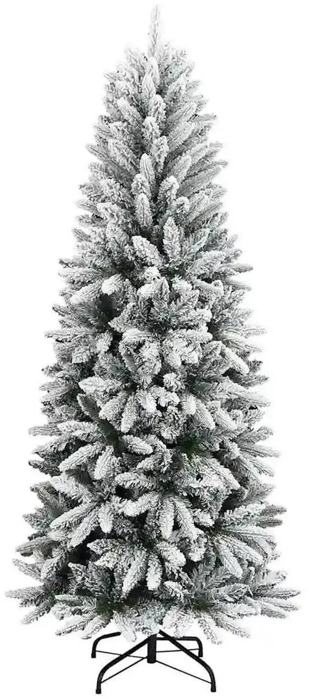 Alt view image 5 of 7 - vidaXL Artificial Christmas Tree with 300 LEDs White 73 x 73 x 180 cm