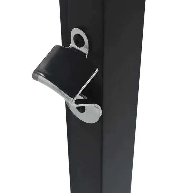 Alt view image 6 of 7 - vidaXL BBQ Gazebo 7.9'x4.9'x8.4' Anthracite Steel