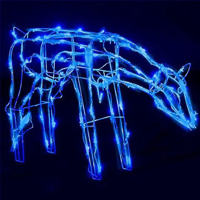 Alt view image 6 of 7 - vidaXL 3 Piece Christmas Light Display Reindeers 229 LEDs