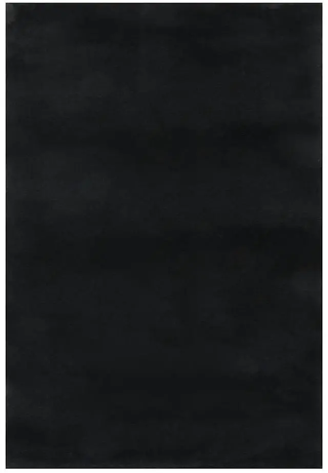 Alt view image 2 of 7 - vidaXL 8x10 Ft Rectangular Shaggy Rugs, Fluffy Carpets with Anti-Slip Backing, Indoor Modern Plush Area Rugs for Living Room Bedroom Hallway, Easy-Maintenance Home Decor, Black