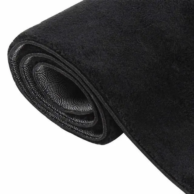 Alt view image 6 of 7 - vidaXL 6.6x9 Ft Rectangular Shaggy Rugs, Fluffy Carpets with Anti-Slip Backing, Indoor Modern Plush Area Rugs for Living Room Bedroom Hallway, Easy-Maintenance Home Decor, Black