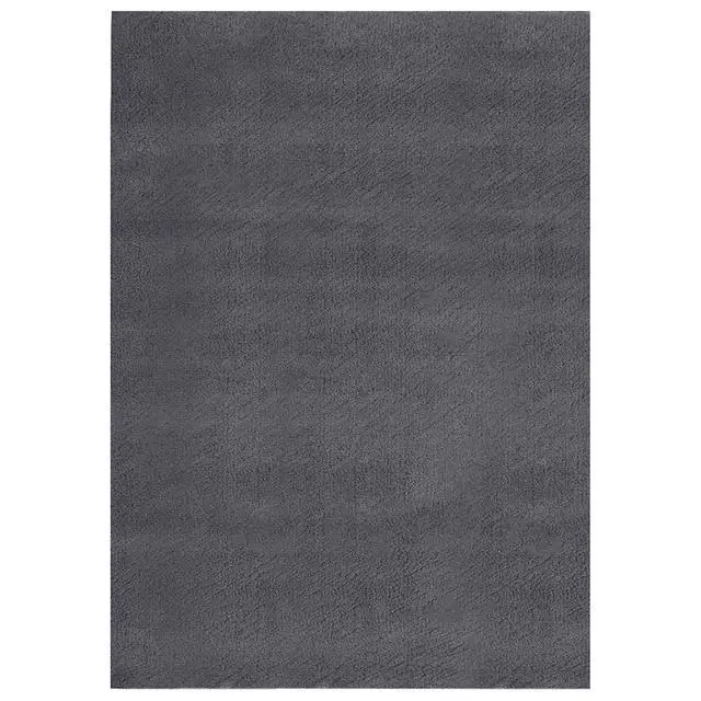 Alt view image 2 of 7 - vidaXL 6.6x9 Ft Rectangular Shaggy Rugs, Fluffy Carpets with Anti-Slip Backing, Indoor Modern Plush Area Rugs for Living Room Bedroom Hallway, Easy-Maintenance Home Decor, Anthracite