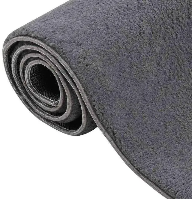 Alt view image 6 of 7 - vidaXL 8x11 Ft Rectangular Shaggy Rugs, Fluffy Carpets with Anti-Slip Backing, Indoor Modern Plush Area Rugs for Living Room Bedroom Hallway, Easy-Maintenance Home Decor, Anthracite