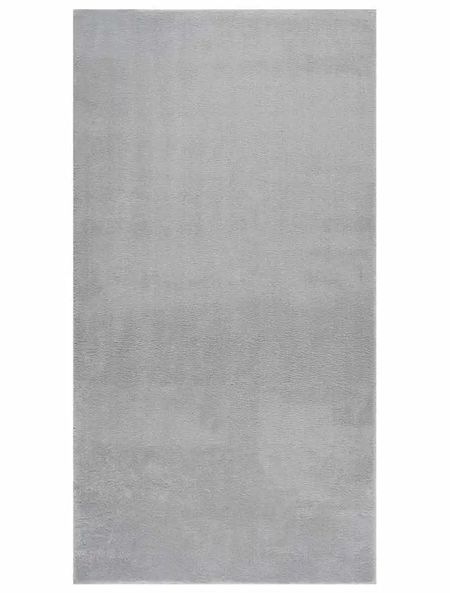 Alt view image 2 of 7 - vidaXL 4x6 Ft Rectangular Shaggy Rugs, Fluffy Carpets with Anti-Slip Backing, Indoor Modern Plush Area Rugs for Living Room Bedroom Hallway, Easy-Maintenance Home Decor, Gray