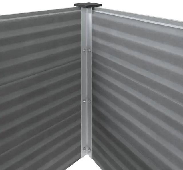 Alt view image 16 of 17 - vidaXL Garden Raised Bed WPC 39.4"x19.7"x21.3" Gray