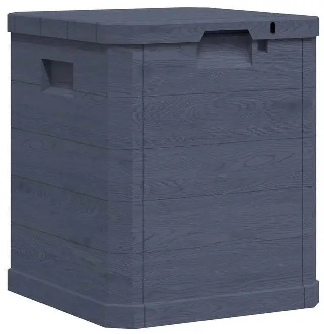 Alt view image 3 of 7 - vidaXL Patio Storage Box Deck Box with Lid Outdoor Garden Cabinet Anthracite