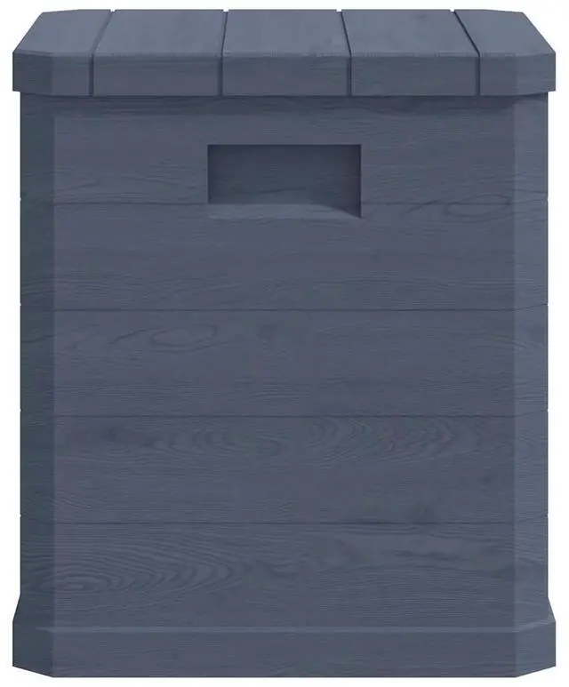 Alt view image 5 of 7 - vidaXL Patio Storage Box Deck Box with Lid Outdoor Garden Cabinet Anthracite