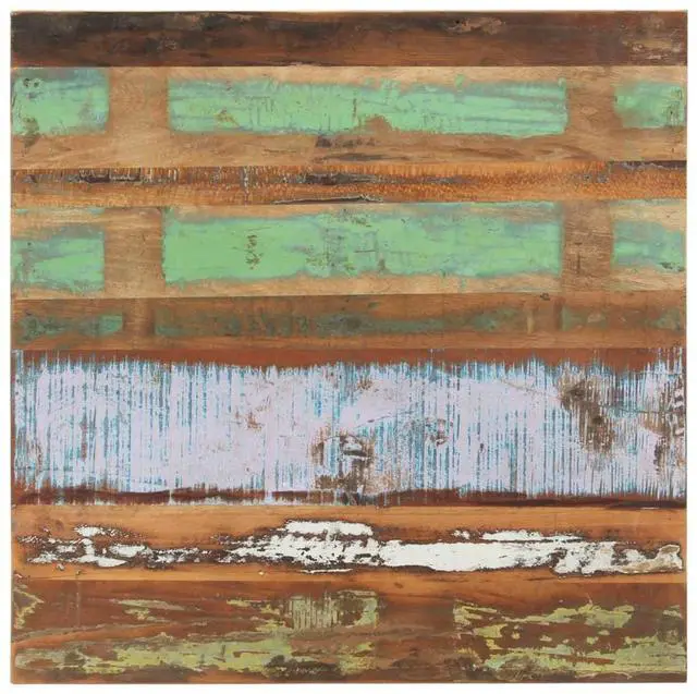 Alt view image 17 of 18 - vidaXL Coffee Table 31.5"x31.5"x15.7" Solid Reclaimed Wood