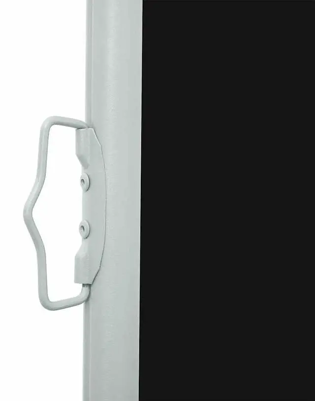 Alt view image 7 of 15 - vidaXL Patio Retractable Side Awning 39.4"x197" Black Sunshade Privacy Divider