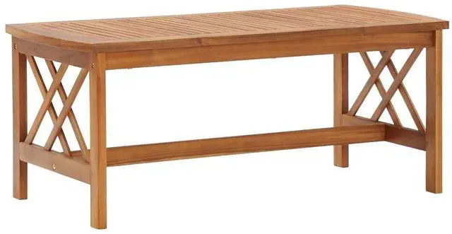 Alt view image 3 of 7 - vidaXL Patio Furniture Set 4 Piece Bench Seat with Table Solid Acacia Wood