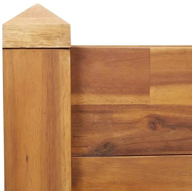 Alt view image 12 of 14 - vidaXL Garden Raised Bed 43.3"x23.6"x17.3" Solid Acacia Wood