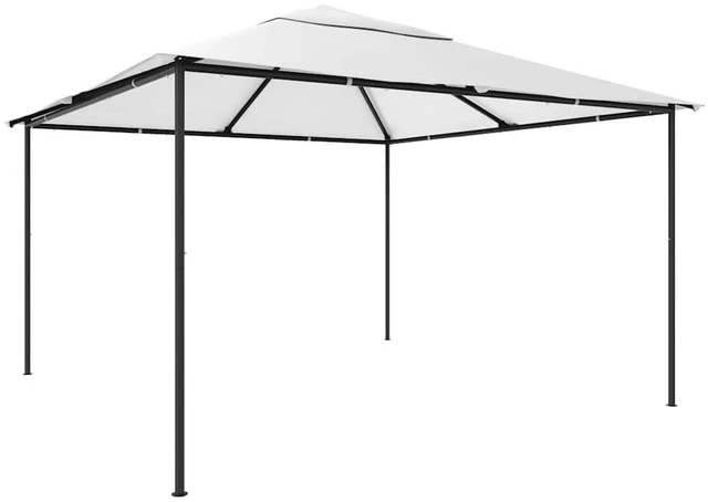 Main image of vidaXL Gazebo Outdoor Canopy Tent Patio Pavilion Party Tent with Roof White