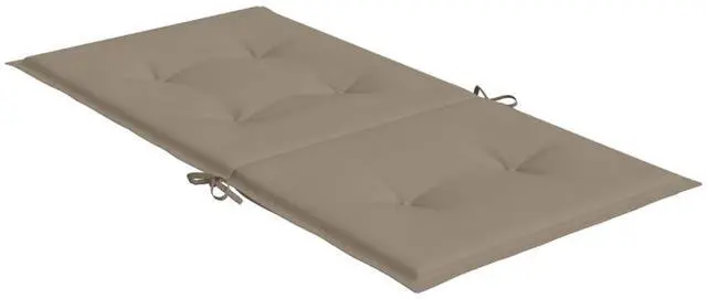 Alt view image 6 of 14 - vidaXL Chair Cushion 2 Pcs Outdoor Patio Chair Cushion Pad Taupe Oxford Fabric