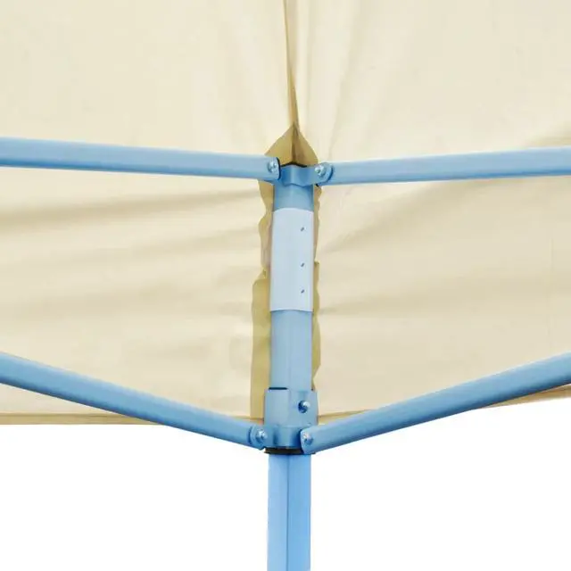 Alt view image 5 of 17 - vidaXL Gazebo Hexagonal Pop-Up Canopy Tent Outdoor Shelter Party Tent Gray