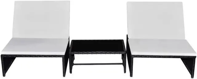 Alt view image 2 of 16 - vidaXL Patio Chair Patio Dining Chair for Deck with Cushion Poly Rattan Gray