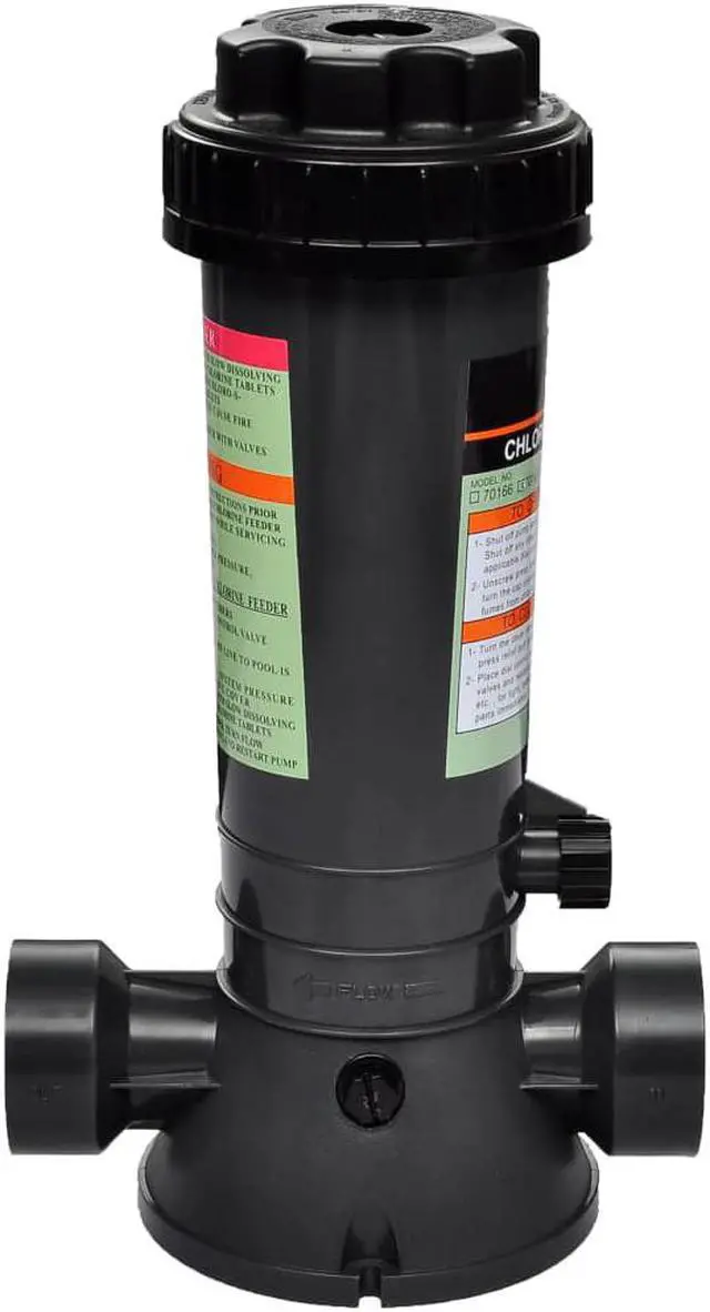 Alt view image 3 of 12 - vidaXL Automatic Chlorine Feeder Swimming Pool Dispenser Cleaner Machine Tool