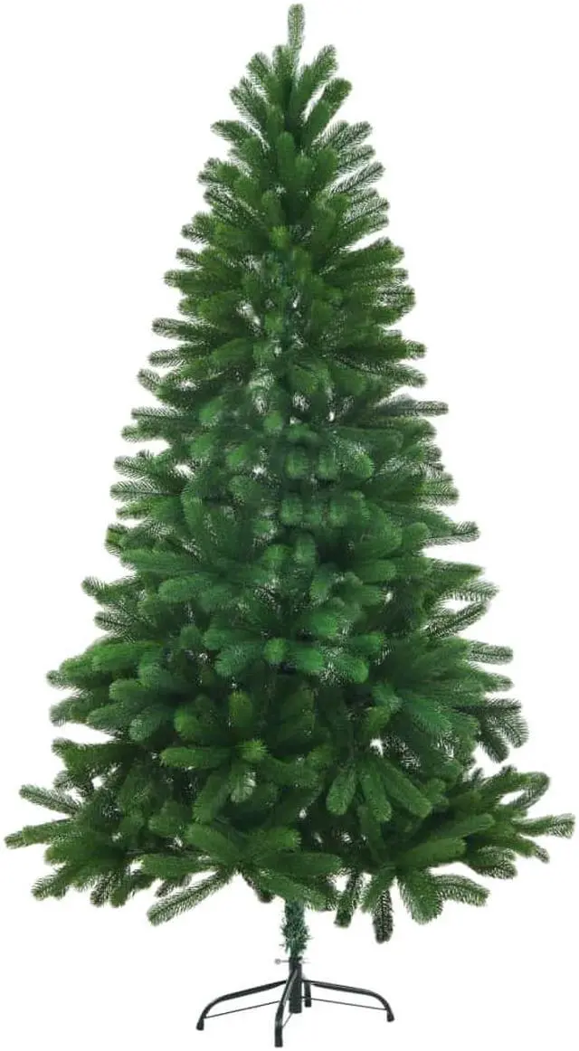 Alt view image 2 of 18 - vidaXL Christmas Tree Artificial Xmas Tree with Needle-Shaped Branches White