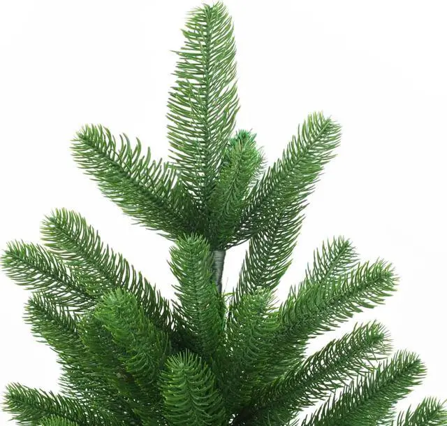 Alt view image 3 of 18 - vidaXL Christmas Tree Artificial Xmas Tree with Needle-Shaped Branches White